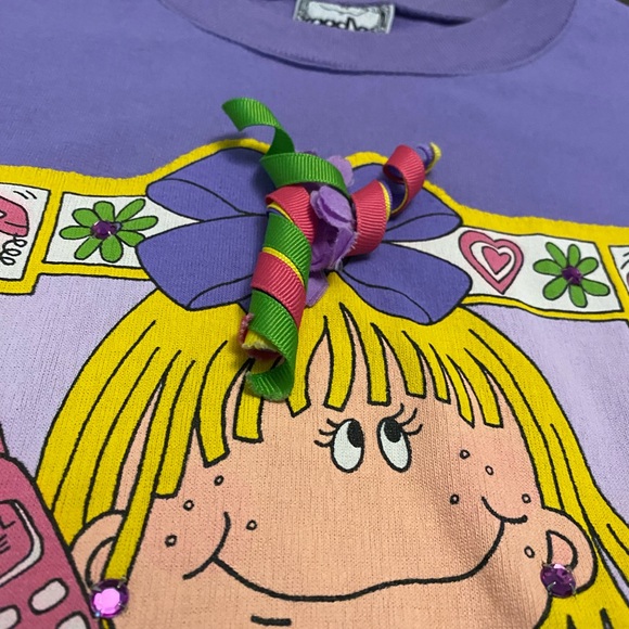 Vintage 1990s Zoodles Womens Cartoon Character Crewneck Womens Large - Picture 5 of 9